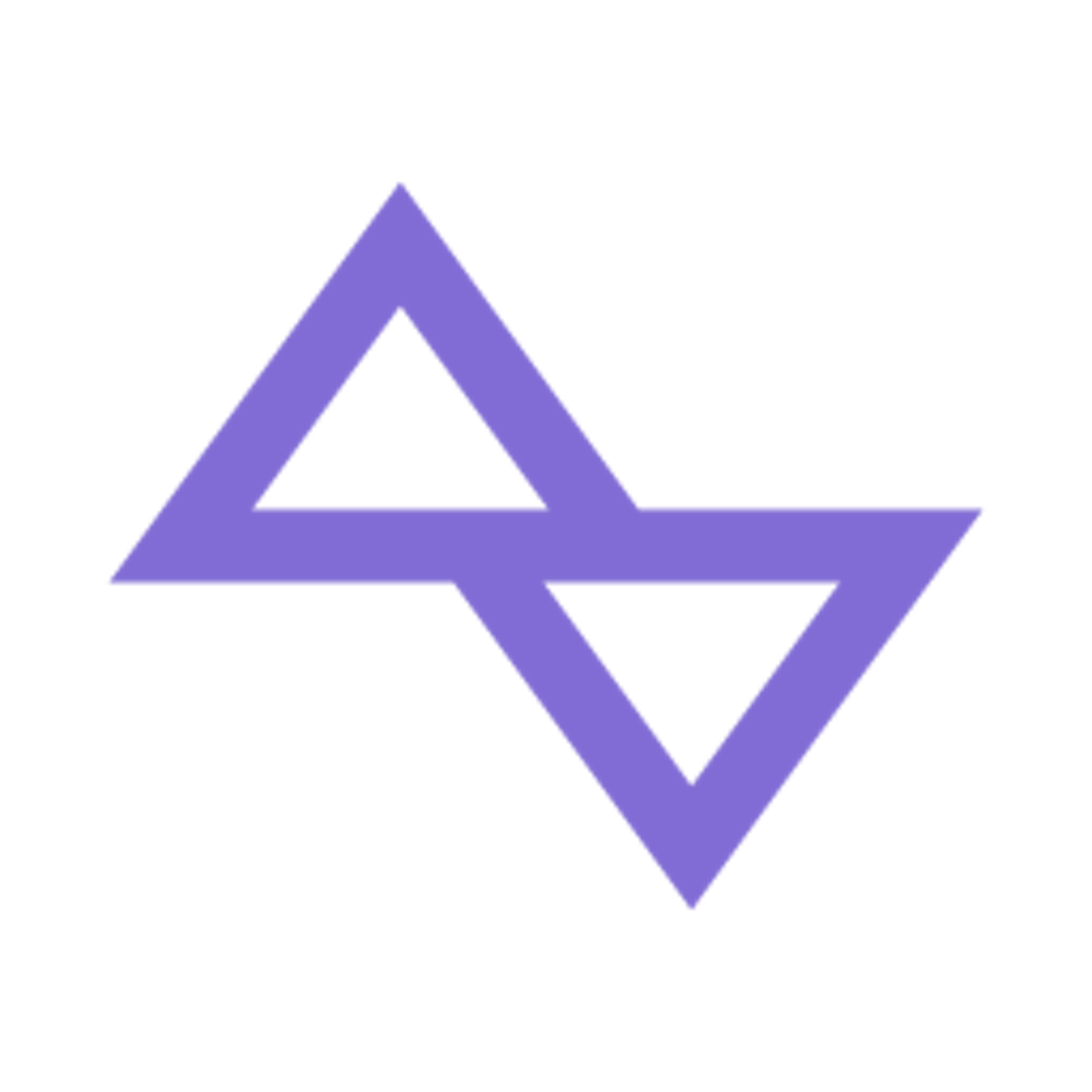 purple triangle icon